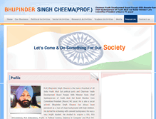Tablet Screenshot of bhupindercheema.com